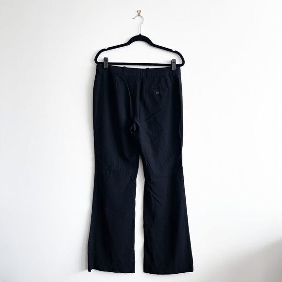 Club Monaco Women's Wool Blend Wide Leg Pants Classic Black Size 10 - Picture 3 of 9